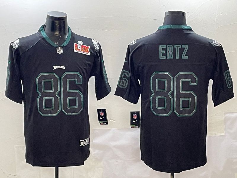 Men Philadelphia Eagles 86 Ertz Black Classic 2025 Nike Limited NFL Jersey style 3